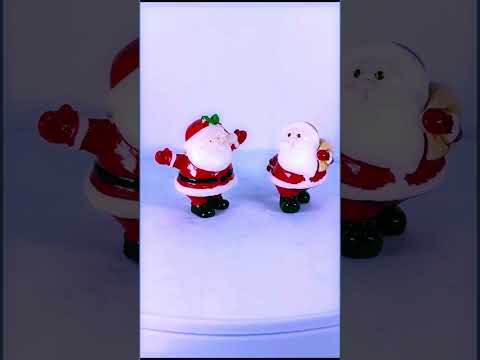 Cute Miniature Santa Claus for Decoration- 2 Pcs Set