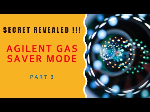 Agilent Gas Saver Mode | Have you made use of it ? Chemstation Software Tutorial | Part 3