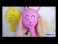 Five Worm Wet Balloons Learn Colours Finger Balloons Family Nursery Compilation