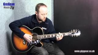 Video thumbnail for Epiphone EJ-200ce Acoustic Guitar Demo by GigGear