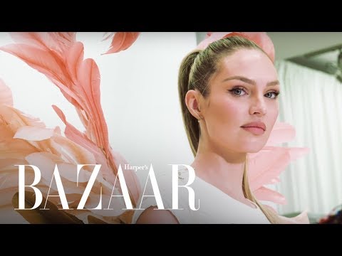 Candice Swanepoel's 2018 Victoria's Secret Fashion Show Fitting | Harper's BAZAAR thumnail
