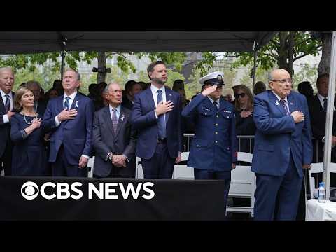 Watch Live: NYC Mayor Mamdani, Biden, Bush and others attend 9/11 ceremony at Ground Zero