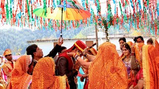 महिला बरातियों का जबरदस्त डांस  !! Kumaoni Marriage Dance !! Pahadi Shadi in uttarakhand !!