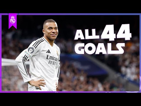 All of Kylian Mbappé's 44 REAL MADRID GOALS | 2024/25