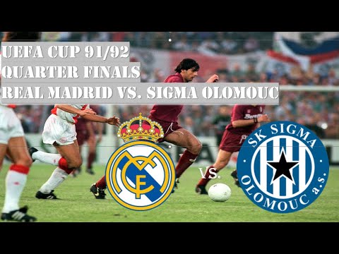 UEFA Cup 91/92 - Quarter finals - Real Madrid vs. Sigma Olomouc