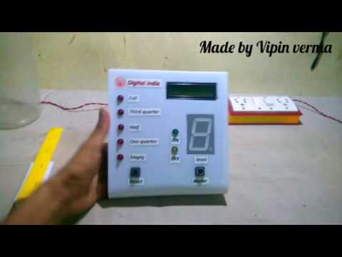 Wireless Water Level Indicator with Pump