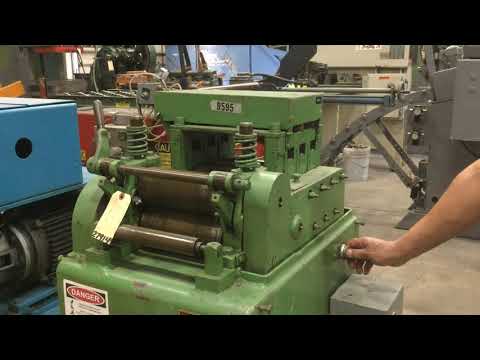 Used 8" x .041" Littell Coil Straightener, #27914