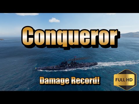 World of Warships - Conqueror is the best sniper