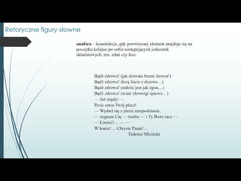 Stylistyka 4. Środki składniowe, figury myśli, neologizmy i formy fleksyjne