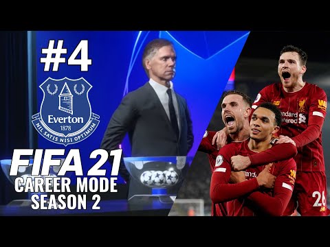 UCL ROUND OF 16 DRAW! MERSEYSIDE DERBY! | FIFA 21 | Everton Career Mode S2 Ep.4