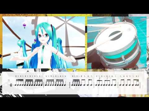 Frank Zappa & The Mothers - Uncle Meat Title Theme (Ft. Hatsune Miku) Drum Cover (+ Transcription)