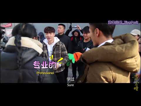 [Eng Sub] 180430 The Golden Eyes behind the scene 24 - Zhang Yixing turns into a professional boxer