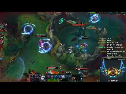 ZED99 PLAYS ZED VS MALPHITE - KR CHALLENGER PATCH 12.9