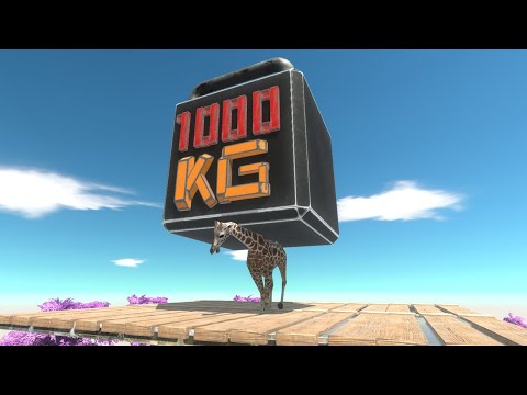 🔳1000kg vs All Units  - Animal Revolt Battle Simulator