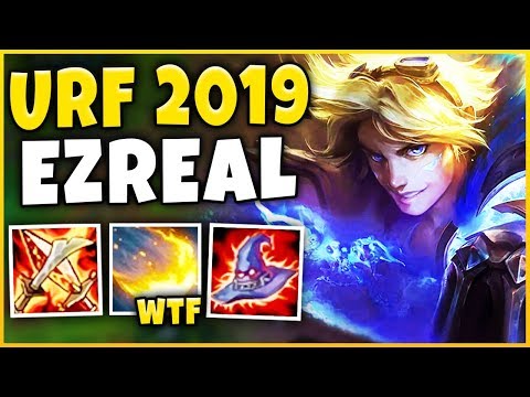 *ONE-SHOT ACROSS MAP* ZERO CD EZREAL SPELLS (NEW URF 2019) - League of Legends
