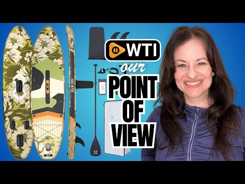 ZLX 11'6"" Extra Wide Inflatable Stand Up Paddle Board SUP - WTI product video review