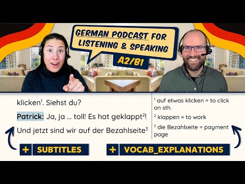 German Podcast (A2/B1) for Practicing your Listening & Speaking