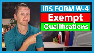 Can I file exempt on the IRS Form W4 | Tax Withholding Exempt Qualifications