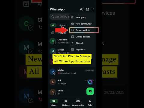 All WhatsApp Broadcasts in ONE Place! #howto #whatsapp #broadcast