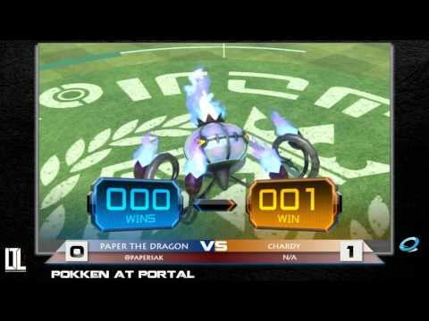 Paper the Dragon vs Chardy - Pokken at Portal 8/2/16