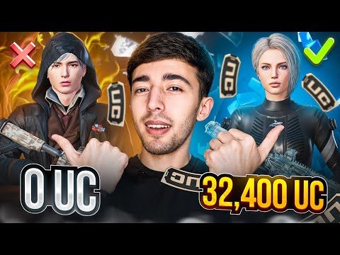 😱32,400 UC OBUNACHIM YANGI AKKAUNTINI KUCHAYTIRDIM 🥵 PUBG MOBILE!!!