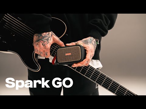 Positive Grid Spark GO Smart Guitar & Bass Amp, Enceinte Bl