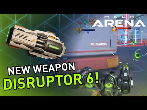 NEW weapon DISRUPTOR 6! • Redd | Mech Arena
