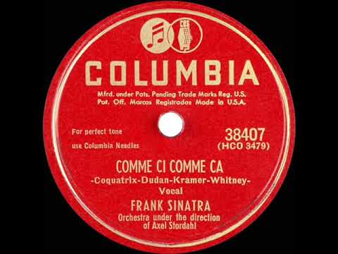 1949 Frank Sinatra - Comme Ci Comme Ca