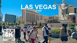 |4K| Las Vegas Strip Walking Tour - Daytime - HDR - Binaural City Sounds - USA - 2023 (part 2)
