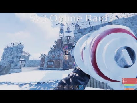 5v3 Online Raid With insane profit - Rust