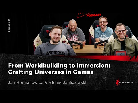 AnsweRED Podcast Episode 16 | From Worldbuilding to Immersion: Crafting Universes in Games