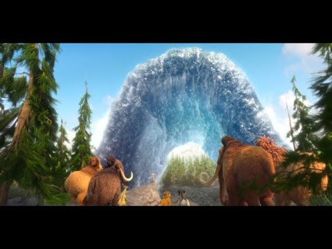 Ice Age 5 - crossing a river