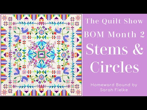 Block of the Month 2023 - Homeward Bound - Month 2 - Stems & Circles
