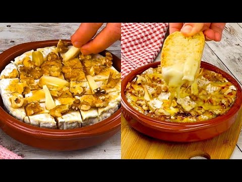 Baked camembert with honey and walnuts: a great solution to make your dinner special!