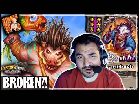 THIS QUILBOAR IS A LITTLE BROKEN NOW! - Hearthstone Battlegrounds