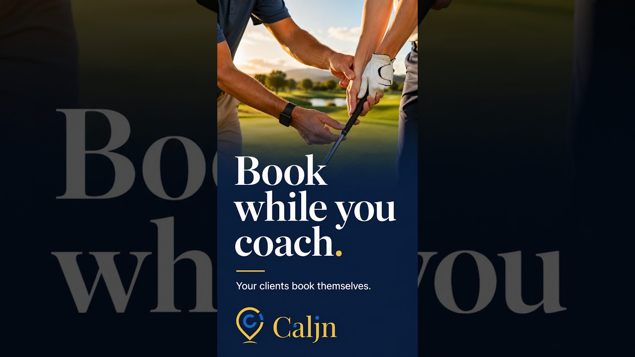 Golf Coaching — Caljn Booking - start free today