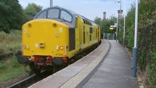 preview picture of video 'Earlestown 29.9.2014 - Network Rail 31465 & 97301 on test train'