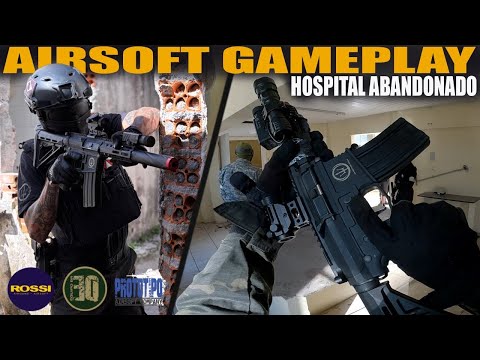 INSANE AIRSOFT GAME IN AN ABANDONED HOSPITAL - GAMEPLAY WITH NEPTUNE PDW