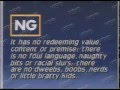 HBO April Fools Rating Bumper Foward And Reverse 1986 NG