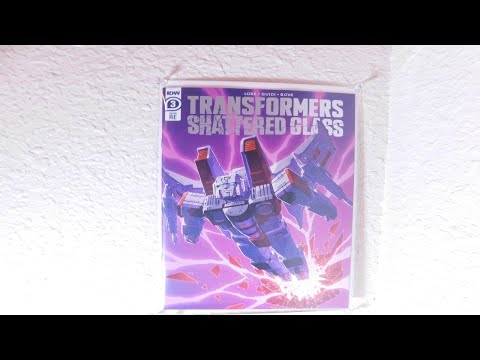 Transformers Shattered Glass Comic Book Display & HasLab Victory Sabor Display Update