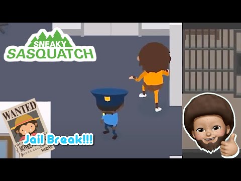 Sneaky Sasquatch Fun -  New Jail Break Method !!!   [Dinsun video]