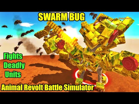 New SWARM BUG Fight Deadly Units In Animal Revolt Battle Simulator