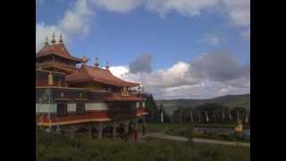 Rainbows over Lerab Ling Temple