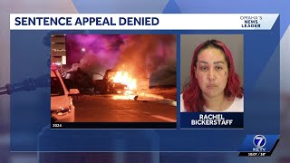 Sentencing appeal denied for woman who caused deadly fiery crash in Omaha