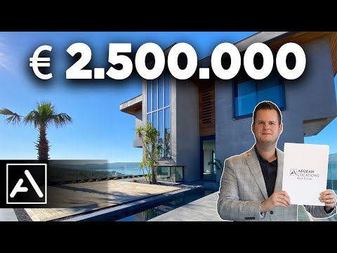 Touring Unique Villa with 360 Degree Views in Çeşme!