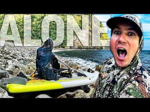 Solo Camping, Spearfishing, and Hunting on Inflatable Kayak