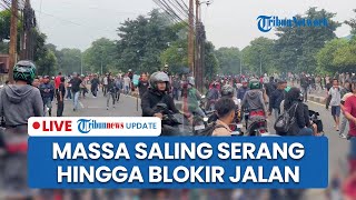 LIVE: Mencekam Bentrok Antarkelompok di Depok, Massa Saling Serang hingga Blokir Jalan Raya Bogor