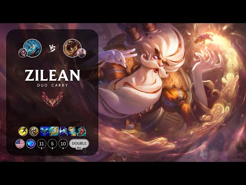 Zilean Carry vs Ziggs - NA Grandmaster Patch 13.5