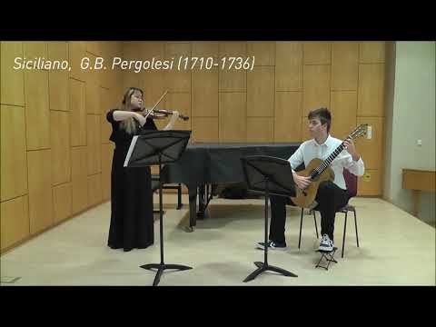 Siciliano, G.B. Pergolesi (1710-1736)