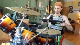 &quot;The Funny Thing About Getting Pistol Whipped Is...&quot;-From Autumn To Ashes Drum cover